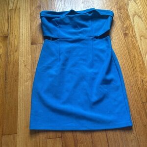 Princess Polly Blue Strapless Sheath Dress